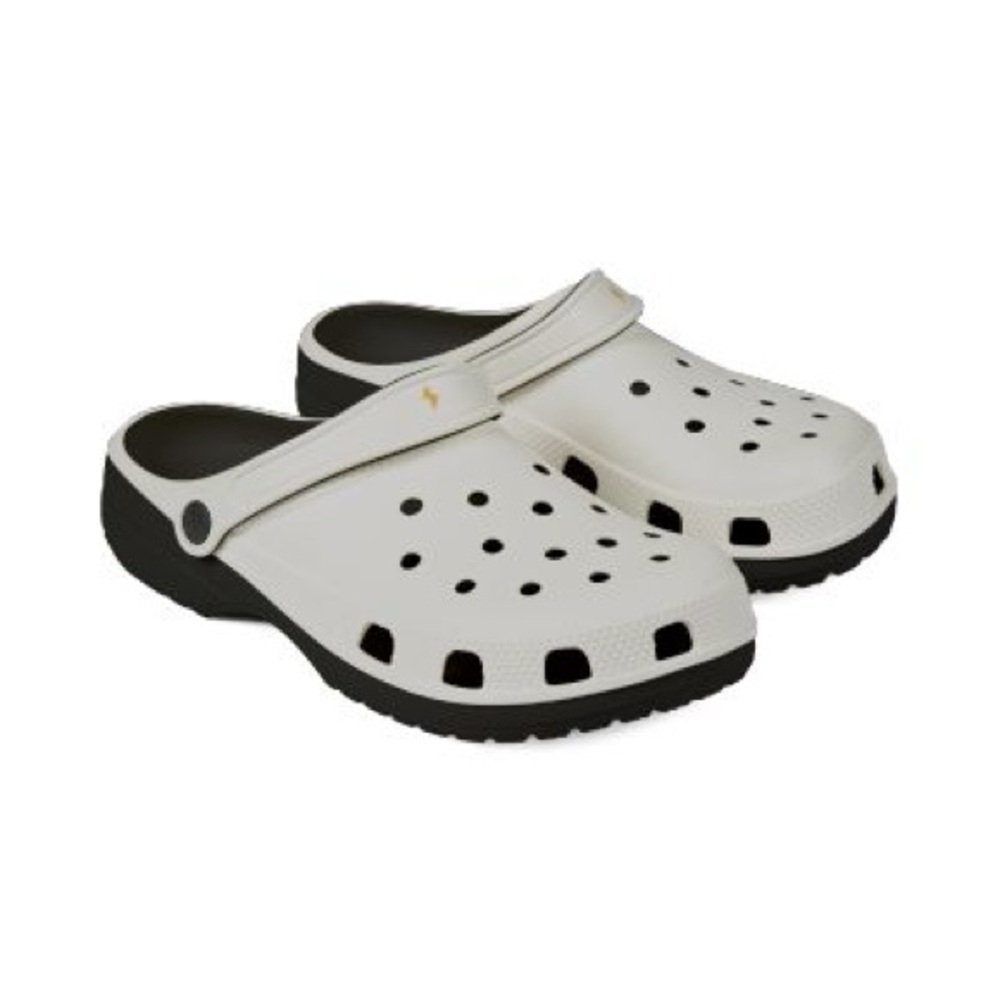 Custom lightning crocs
